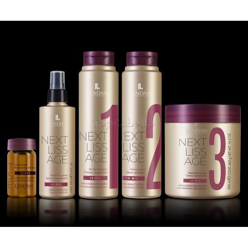 Lendan LD Next Liss Age Pack Mantenimiento - Trattamento Capelli 500 Ml - Foto 9