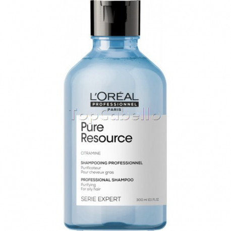 Champú Anticaspa Grasa EXPERT Pure Resource LOREAL 300ml