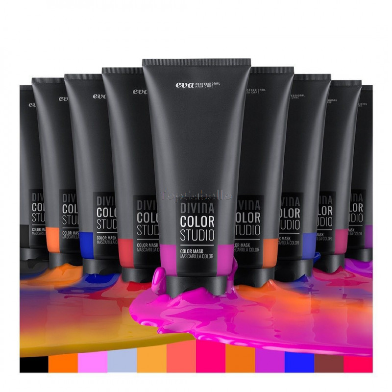 Mascarilla de Color DIVINA COLOR STUDIO Eva Professional 200ml -  TopCabello. Tienda Online de productos de peluquería y estética.