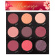 Paleta de 9 sombras de ojos FLAMINGO Peggy Sage