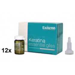 Keratina Essential Gliss EXITENN Caja 12 viales 7 ml