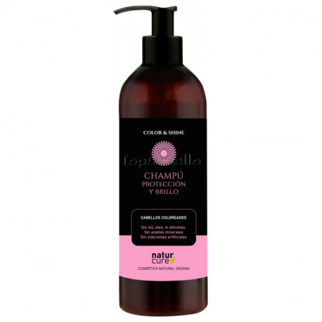 Champú Vegano Cabellos Teñidos COLOR & SHINE NATURCURE 500ml