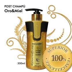 Keratin Cure - Post Champú Oro Miel 300ml