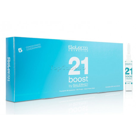 Mascarilla Concentrada Reparación Intensa SALERM 21 BOOST (ampollas 8x13ml)