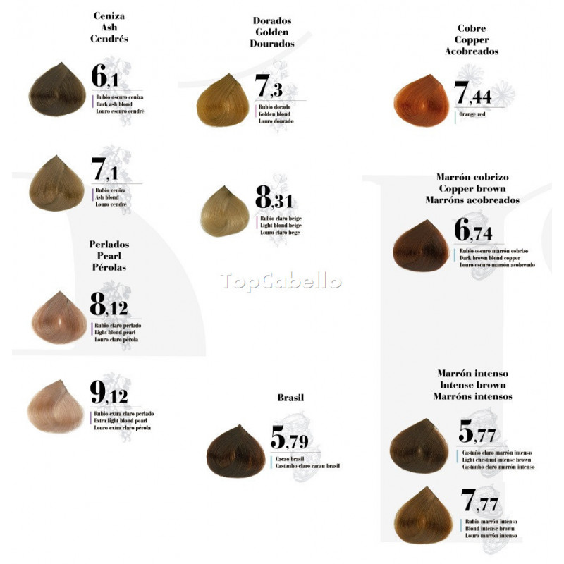 Coloración Sin Amoniaco ZERO Salerm 100ml TopCabello. Tienda Online