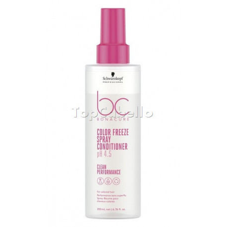 Spray Acondicionador Cabello Coloreado BC COLOR FREEZE VEGAN CARE Schwarzkopf 200ml