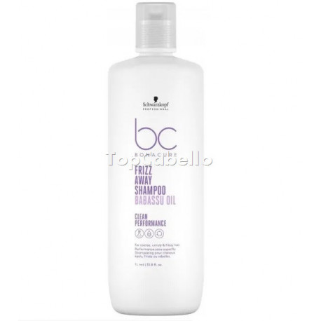 Champú Antiencrespamiento BC FRIZZ AWAY VEGAN CARE Schwarzkopf 1000ml