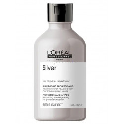 Champú Cabellos Blancos o Canas EXPERT SILVER LOREAL 300ml