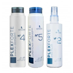 Lendan PLEX FORTE - KIT 3 Productos (Champú 300ml + Acondicionador 300ml + Bond filler 200 ml) 