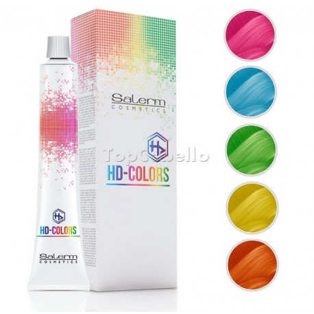 Coloración Directa sin amoniaco HD COLORS FLUOR Salerm 150ml (5 tonos)