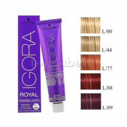 Tinte Igora Royal FASHION LIGHTS Schwarzkopf 60 ml