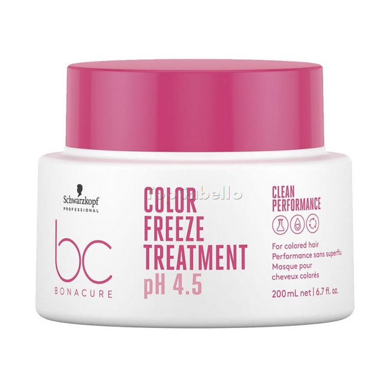 Mascarilla Cabello Coloreado BC PH 4,5 Color Freeze Schwarzkopf - TopCabello. Tienda Online de productos de peluquería y estética.