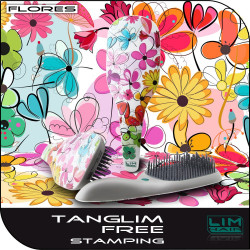 Cepillo Desenredante 3 alturas púas TANGLIM FREE FLORES Lim Hair