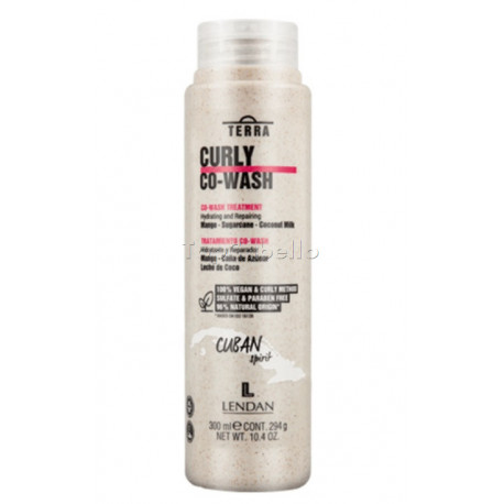 Champú TERRA CURLY CO-WASH Hidratante y Reparador Metodo Curly Lendan 300ml