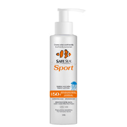 Crema Solar DEPORTISTAS SPF50 Protección MEDUSAS 250ml SAFE SEA