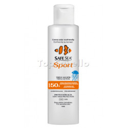 Crema Solar DEPORTISTAS SPF50 Protección MEDUSAS 100ml SAFE SEA