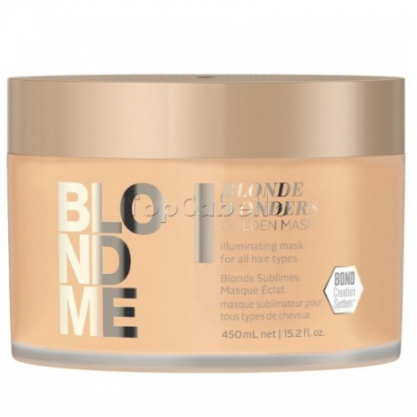 Mascarilla Dorada para rubios BLONDME WONDERS GOLDEN MASK 450 ml