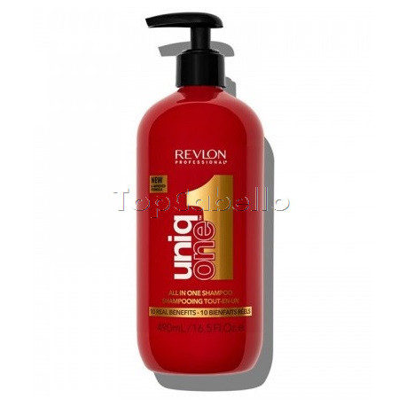 Champú 10 en 1 UNIQ ONE Revlon Vegano 490ml - sin sulfato SLS-