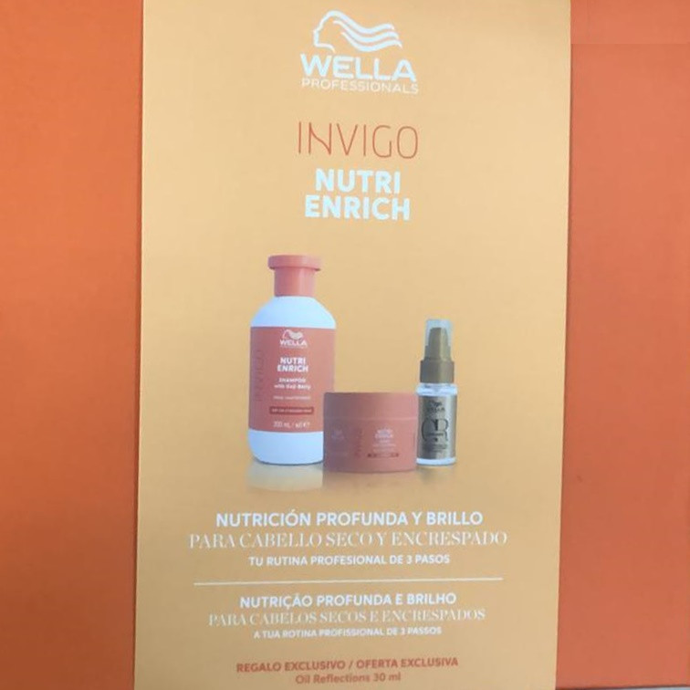Pack Wella Nutri-Enrich Champú 500ml + Mascarilla 