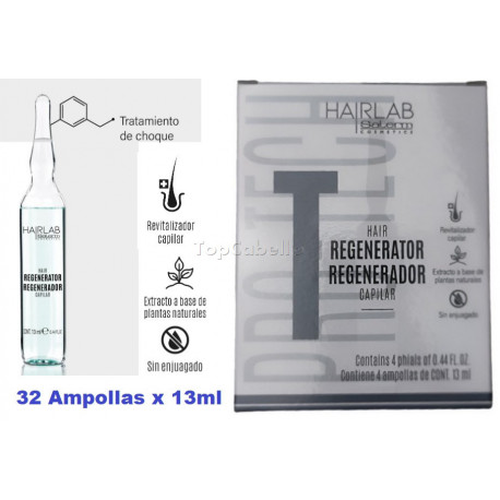 Salerm HAIRLAB Regenerador Capilar Energizante Tratamiento ampollas (32x13 ml)