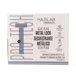 Ampollas HairLab SILK PLUS Detox Secuestrante Metálico (12x5ml)