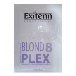 Decoloración en polvo protector cabello BLOND PLEX 8+ EXITENN Sobre 30gr