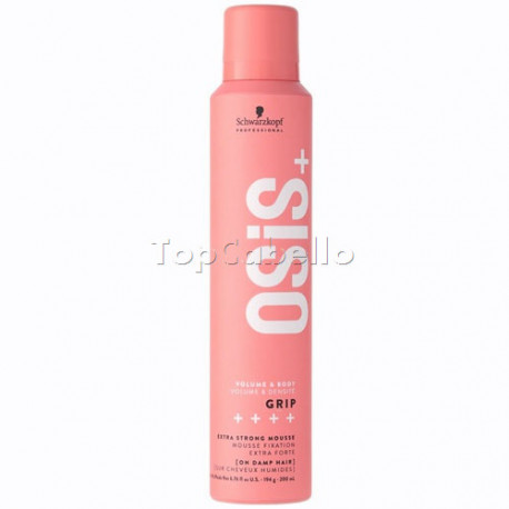 Espuma de Fijación Extra Fuerte OSIS GRIP Style Schwarzkopf 200 ml