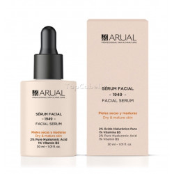 Serum Facial Ácido Hialurónico Puro + Vitamina B5 - Pieles Secas/Maduras - ARUAL 30ml