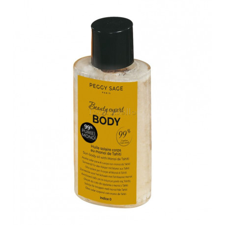Aceite solar para el cuerpo con BEAUTY EXPERT BODY - monoi de Tahití - PEGGY SAGE 100ml