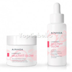 PACK Facial Piel Seca Multivitaminas MULTIVIT GLOW Ainhoa (Crema Rica + Serum)