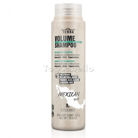 Champú Voluminizador Redensificante TERRA VOLUME - 100% VEGANO - Lendan 300ml