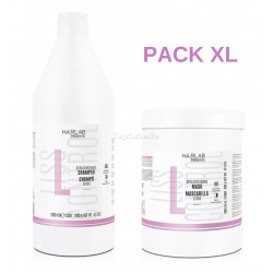 Pack XL - Antifrizz Alisado perfecto Salerm Hairlab (Champú + Mascarilla)