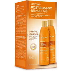 KATIVA Kit de Mantenimiento Post Alisado Champu + Acondicionador