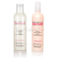 PACK Hair Concept BIOLOGICAL ESCOLAR (Champú Uso Frecuente + Keratin Acondicionador Protección)