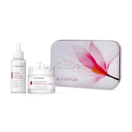 Pack Antiedad Reafirmante AINHOA VEGAN COLLAGEN+ (Crema 50ml + Serum 50ml)