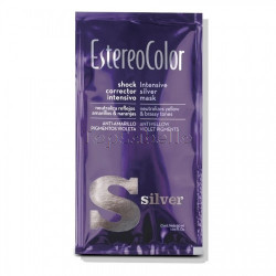 Mascarilla Capilar Anti-amarillos SILVER EstereoColor Shock 50ml 