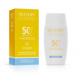 Sun Care Age-prevent WATER FLUID SPF50+ With Hyaluronic Acid Selvert 50ml