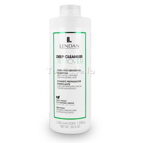 Champú Antimetales Depurativo DEEP CLEANSER REMOVER Lendan 1000ml