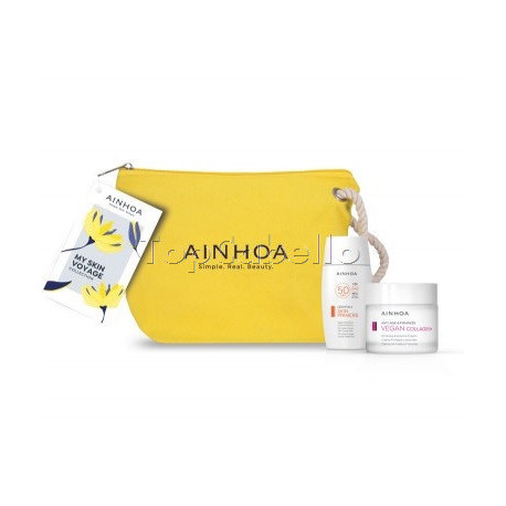 Pack Facial Reafirmante + Solar AINHOA VEGAN COLLAGEN + SKIN PRIMERS SPF50 (2x Crema 50ml)