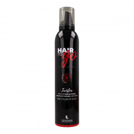 Espuma de modelaje extra fuerte Hair To Go TWISTER Lendan 300ml