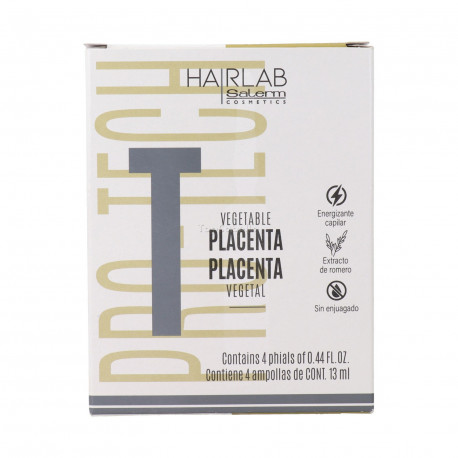Tratamiento Reestructurante en ampollas Salerm Hairlab Placenta Vegetal (4x13 ml)