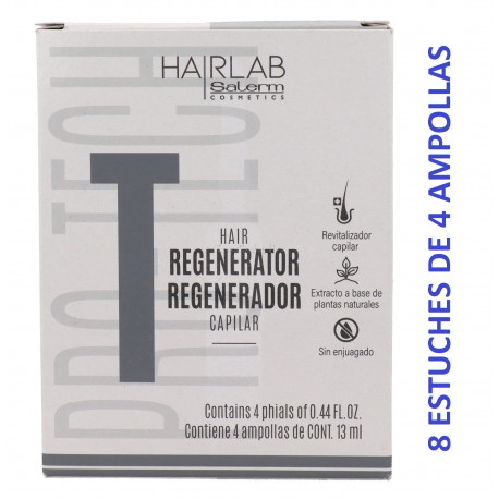Salerm HAIRLAB Regenerador Capilar Energizante Tratamiento ampollas (32x13 ml)