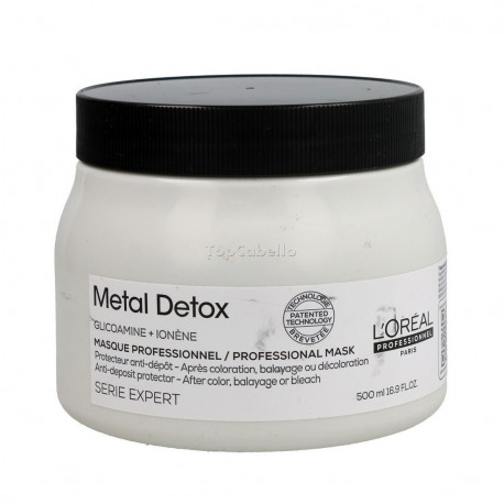 Mascarilla Protectora Anti-Depósitos EXPERT METAL DETOX LOREAL 500ml