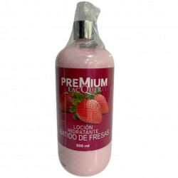 Loción Hidratante BATIDO DE FRESAS Premium LACQUER 500ml