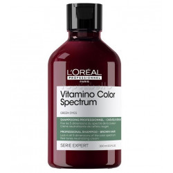 Champú VERDE Matizador Castaños Oscuros Vitamino Color SPECTRUM GREEN L'Oreal Professionnel 300ml