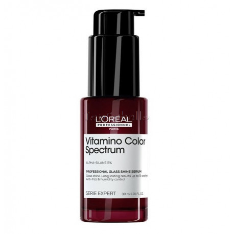 Sérum Brillo - Antifrizz - Térmico Vitamino Color SPECTRUM GLASS SHINE L'Oreal Professionnel 30ml