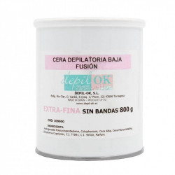 Lata Cera Sin Bandas Depil Ok 800gr