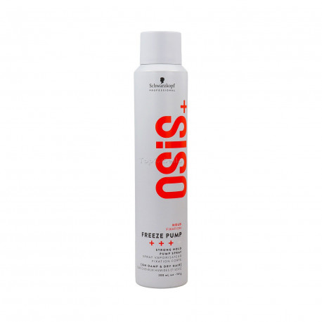 Laca de Fijación Fuerte No Aerosol Freeze Pump Osis Finish Schwarzkopf 200 ml