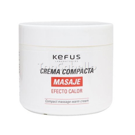 Crema para Masaje Compacta Efecto Calor KEFUS 500ml