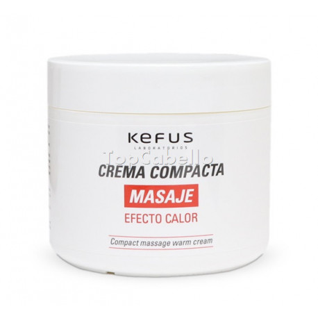 Crema para Masaje Compacta Efecto Calor KEFUS 500ml